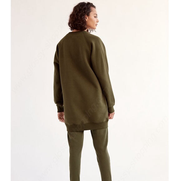 TNA Navia Sweater Dress in BLACK - Picture 2 of 7